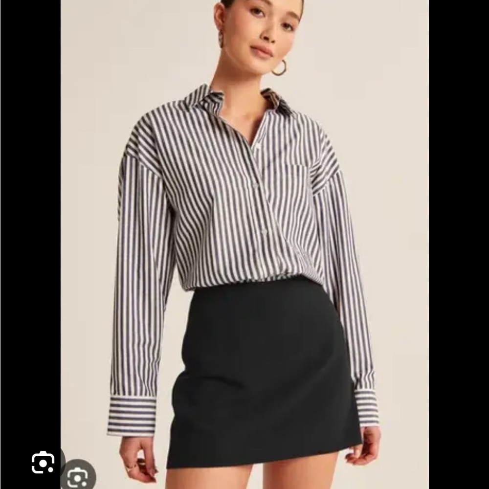 Abercrombie Menswear Skort in Black